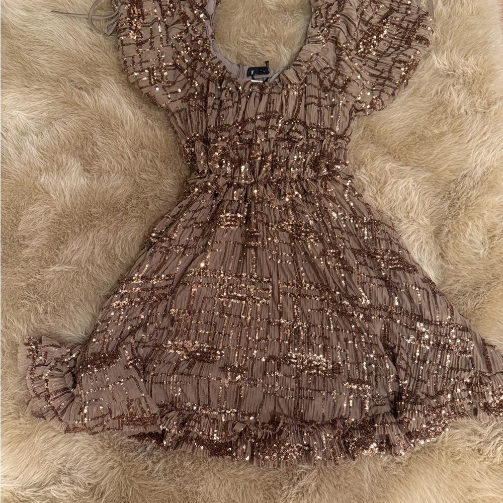 En Saison brand new embellished mini dress